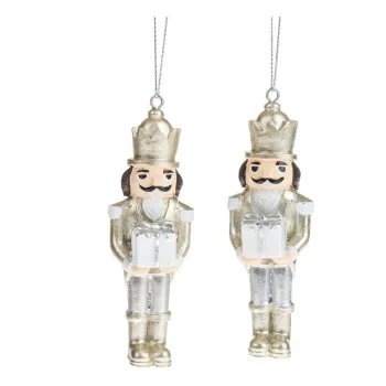 Ornamente de Craciun 2 buc. din polirasina 4 cm - Dakls imagine
