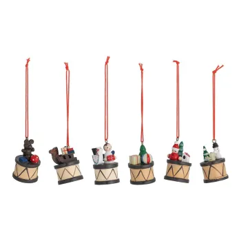 Ornamente de Craciun 6 buc. din lemn o 3 cm Bertie - Bloomingville imagine