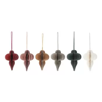 Ornamente de Craciun suspendate in set de 6 Milay - Bloomingville imagine
