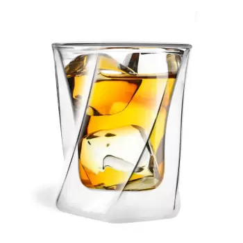 Pahar cu perete dublu whiskey Vialli Design, 300 ml imagine