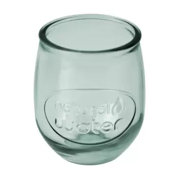 Pahar din sticla reciclata Ego Dekor Water, 400 ml, verde deschis imagine