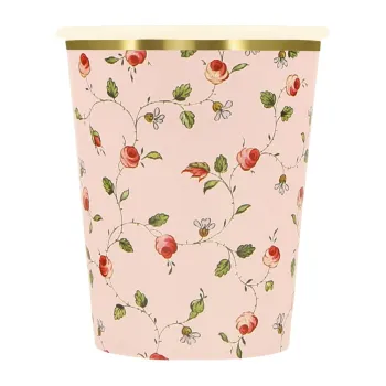 Pahare de unica folosinta 8 buc. din hartie Laduree Marie-Antoinette - Meri Meri imagine