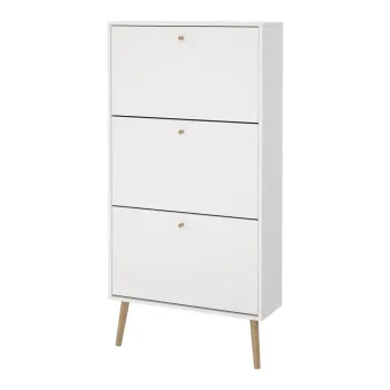 Pantofar alb cu deschidere inclinata Bodo - Tvilum imagine