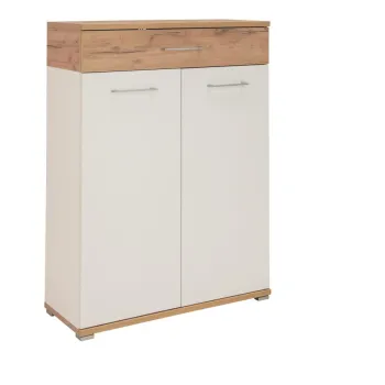 Pantofar alb cu sertar cu aspect de lemn de stejar Topix - Germania imagine