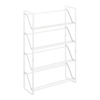 Pantofar alb din metal Frame - YAMAZAKI imagine