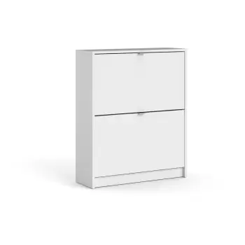 Pantofar cu 2 sertare Tvilum Shoes, adancime 24 cm, alb imagine