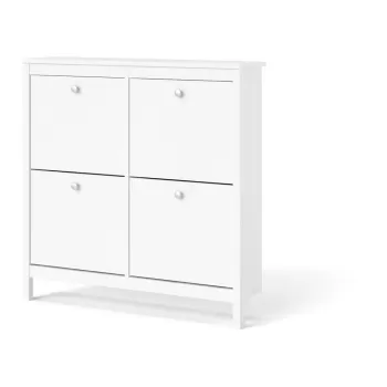 Pantofar cu 4 sertare Tvilum Madrid, alb imagine