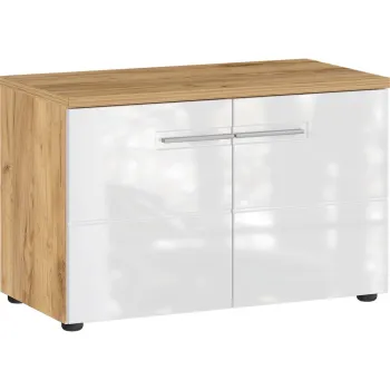 Pantofar cu banca alb / cu aspect de lemn de stejar Aledo - Germania imagine