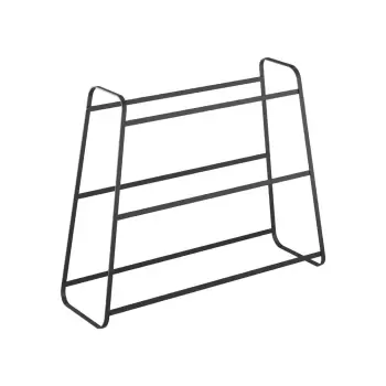 Pantofar din metal cu 2 nivele Metaltex Derby, negru imagine