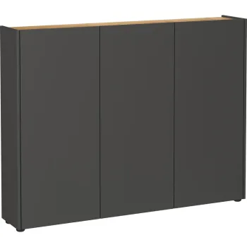 Pantofar gri antracit cu aspect de lemn de stejar 138x105x25 cm Libbiano - Germania imagine