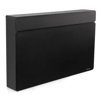 Pantofar negru cu deschidere inclinata/suspendat din metal Luigi - Spinder Design imagine