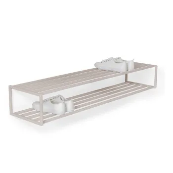 Pantofar taupe suspendat din otel 118x20,5x30,5 cm School - Spinder Design imagine