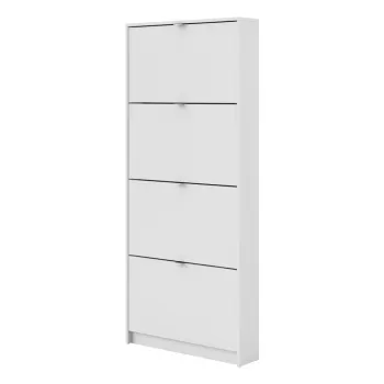 Pantofar vertical cu 4 sertare Tvilum Shoes, adancime 17 cm, negru imagine