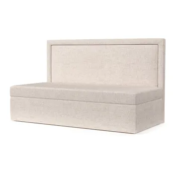 Pat bej tapitat 80x200 cm Scala - Maison de Reve imagine