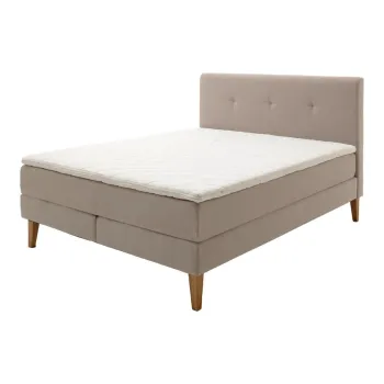 Pat boxspring bej 160x200 cm Stockholm - Meise Mobel imagine