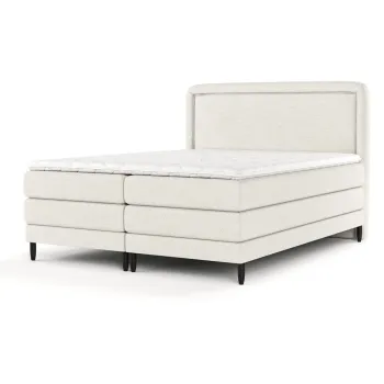 Pat boxspring crem 160x200 cm Dove - Maison de Reve imagine