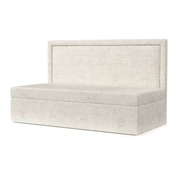 Pat crem tapitat 100x200 cm Scala - Maison de Reve imagine