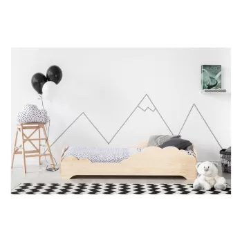 Pat din lemn de pin pentru copii Adeko BOX 9, 90 x 200 cm imagine