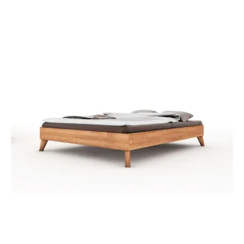 Pat dublu din lemn de fag 160x200 cm Greg - The Beds imagine