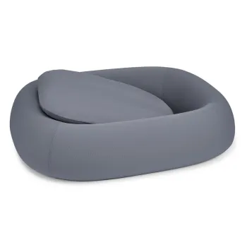 Pat gri pentru caini 76x93 cm Barca Slate S/M - MiaCara imagine