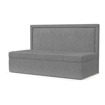 Pat gri tapitat 90x200 cm Scala - Maison de Reve imagine