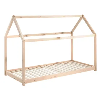 Pat in forma de casa pentru copii Vipack Cabane, 90 x 200 cm imagine