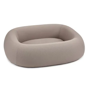 Pat maro deschis pentru caini 93x113 cm Barca Taupe M/L - MiaCara imagine