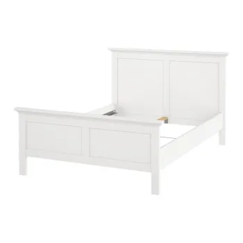 Pat matrimonial alb 140x200 cm Paris - Tvilum imagine