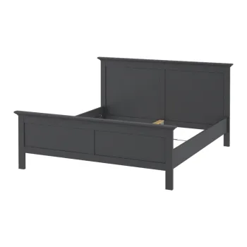 Pat matrimonial gri 160x200 cm Paris - Tvilum imagine