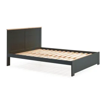 Pat matrimonial gri antracit 140x190 cm Akira - Marckeric imagine