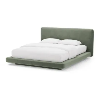 Pat matrimonial verde tapiE>at 200x200 cm Linea aEURMicadoni imagine