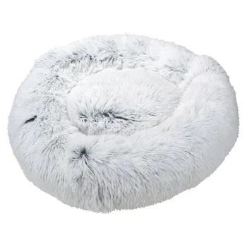 Pat pentru animale de companie alb pentru caini o 95 cm Fluffy Heather - Love Story imagine