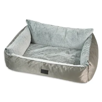 Pat pentru animale de companie argintiu pentru caini 58x46 cm Dog Fantasy Lux Platinum - Placek Pet Products imagine