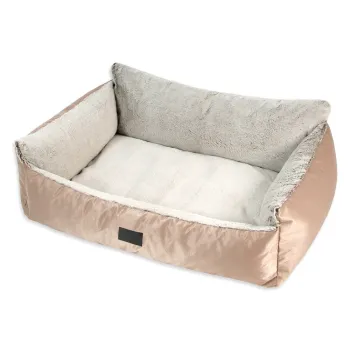 Pat pentru animale de companie auriu pentru caini 100x70 cm Dog Fantasy Lux Platinum - Placek Pet Products imagine