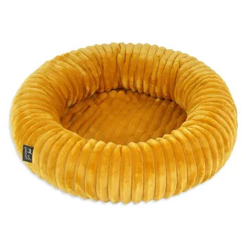 Pat pentru animale de companie galben mustar pentru caini o 50 cm Dog Fantasy Stripe - Placek Pet Products imagine