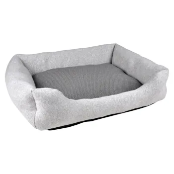 Pat pentru animale de companie gri deschis pentru caini 70x58 cm Graphene - Love Story imagine