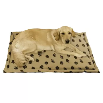 Pat pentru animale de companie maro deschis din bumbac 60x90 cm - Maximex imagine