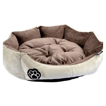 Pat pentru animale de companie maro deschis pentru caini o 60 cm - Love Story imagine