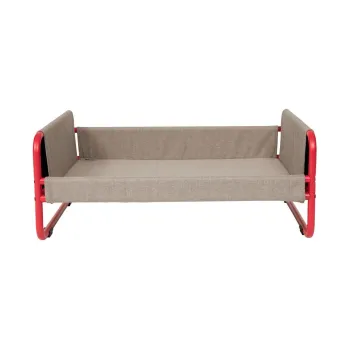 Pat pentru animale de companie rosu pentru caini din otel 72x58 cm Milo - OYOY Living Design imagine