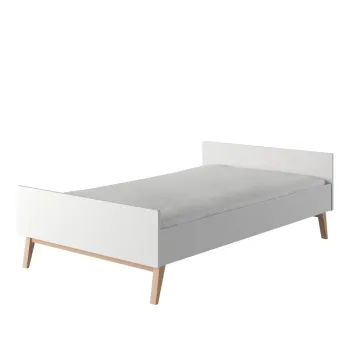 Pat pentru copii alb 120x200 cm Swing - Pinio imagine