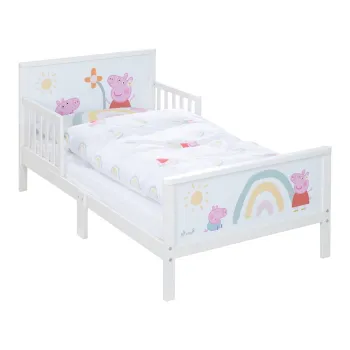 Pat pentru copii alb 70x140 cm Peppa Pig - Roba imagine