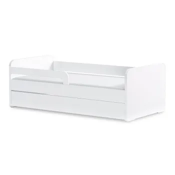 Pat pentru copii alb cu saltea/cu somiera 80x200 cm Duuli - ELTAP imagine