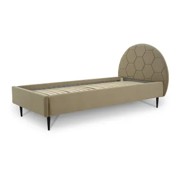 Pat pentru copii bej 120x200 cm Mercury - Scandic imagine