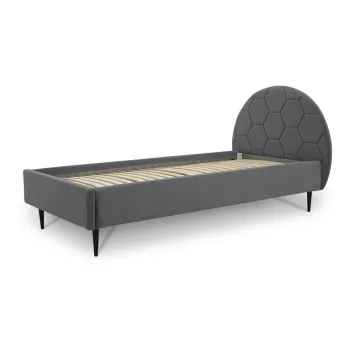 Pat pentru copii gri 90x200 cm Mercury - Scandic imagine