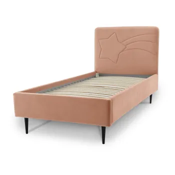 Pat pentru copii roz 90x200 cm Star - Scandic imagine