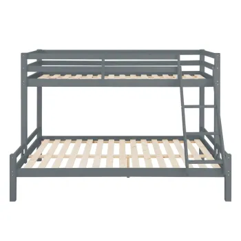 Pat supraetajat din lemn de pin Storaa Alpi23, gri imagine