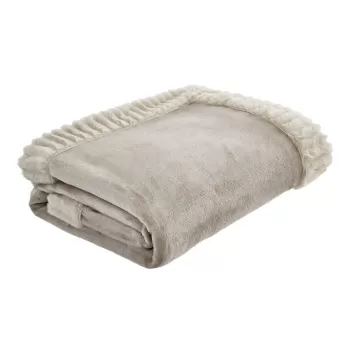 Patura 150x200 cm Velvet and Faux Fur - Catherine Lansfield imagine