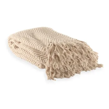 Patura alba/bej din janilie 130x170 cm Renee - Tiseco Home Studio imagine