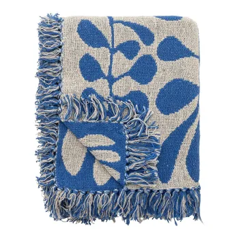 Patura albastra 130x160 cm Nevine - Bloomingville imagine