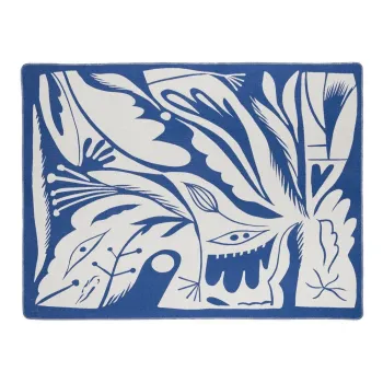 Patura albastra 165x200 cm Lino - noo.ma imagine